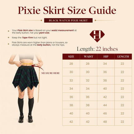 Women's Twilight Short Pixie Skirt | Black Watch