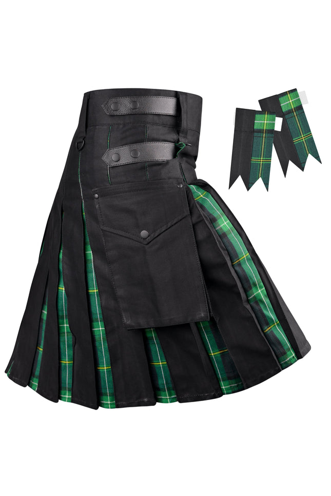 Celtic Hybrid Utility Kilt for Men - Traditional Style with Modern Functionality