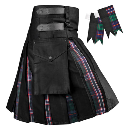 Scottish National Hybrid Utility Kilt for Men - Traditional Style with Modern Functionality