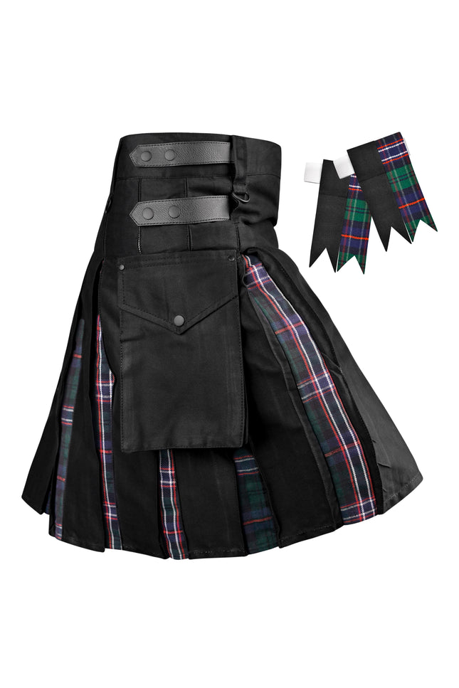 Scottish National Hybrid Utility Kilt for Men - Traditional Style with Modern Functionality