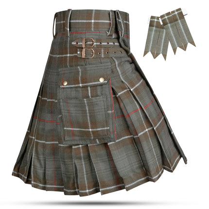 Valor Acrylic Utility Kilt | 16oz Mackenzie Weathered Tartan KIlt