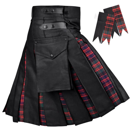 MacDonald Modern Kilt for Men - Traditional Style with Modern Functionality