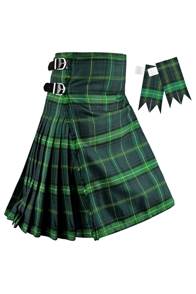 Kilt for Men I Celtic Tartan Kilt Polyviscose 8 Yard Traditional Men Kilt