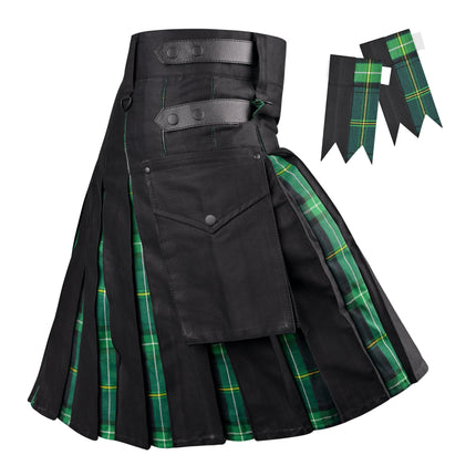 Celtic Hybrid Utility Kilt for Men - Traditional Style with Modern Functionality | Big & Tall