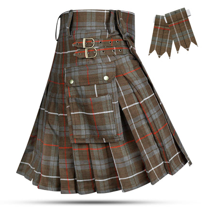 Valor Acrylic Utility Kilt | 16oz Fraser Weathered Tartan KIlt