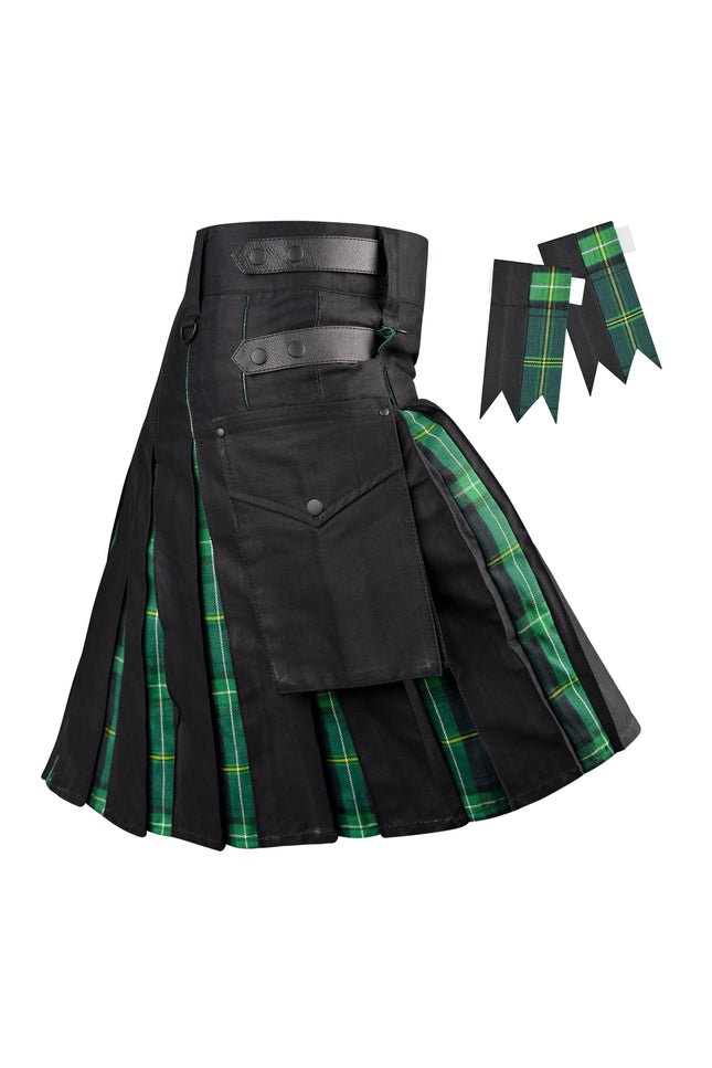 Celtic Hybrid Utility Kilt for Men - Traditional Style with Modern Functionality