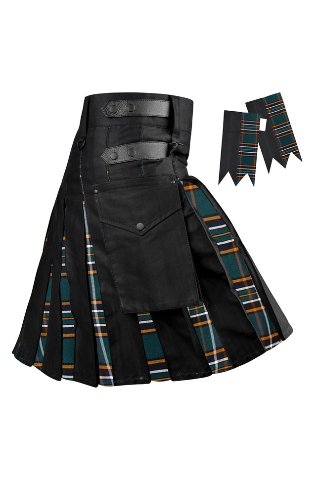 Irish Heritage Hybrid Utility Kilts for Men  - Traditional Style with Modern Functionality | Big & Tall