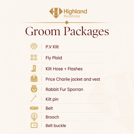 Highland Luxe Groom Set