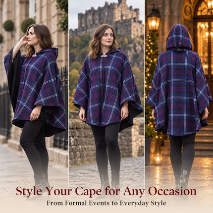 Women Tartan Cape - Heritage of Scotland