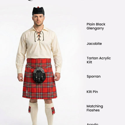 Acrylic Kilt Package | Royal Stewart