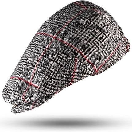 Gatsby Hat Blend Wool Vintage Flat Ivy Cabbie Cap | Light Grey