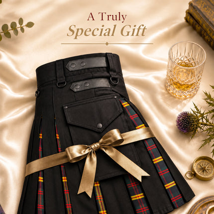 US Marine Corps - Leathernecks Hybrid Utility Kilt for Men  - Traditional Style with Modern Functionality | Big & Tall