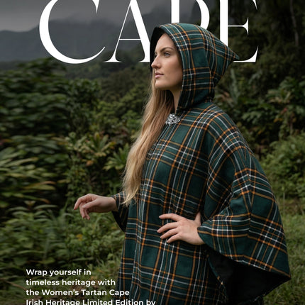 Women Tartan Cape – Irish Heritage | Limited Edition