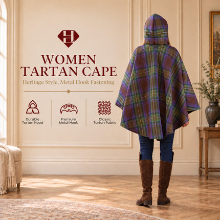 Women Tartan Cape - Isle of Skye