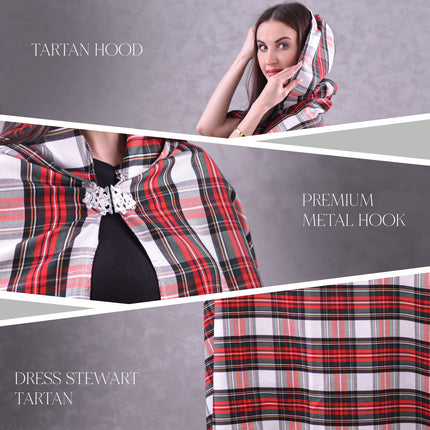 Women Tartan Cloak - Dress Stewart