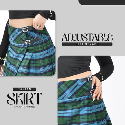 Women's Tartan Billie Skirt | Ancient Campbell