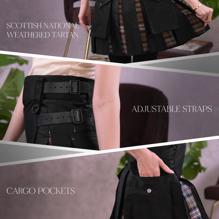 Women's Hybrid Utility Kilt | Scottish Heritage Weathered