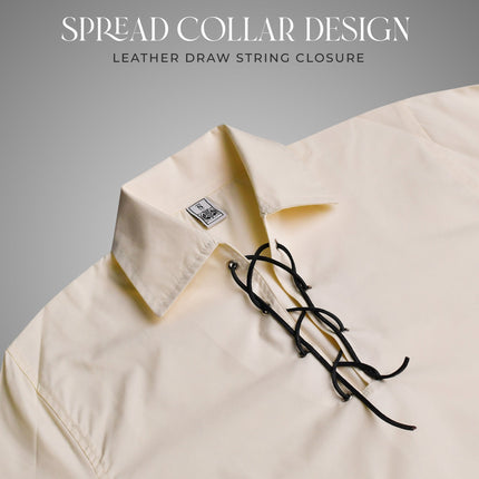 Highland Cream Kilt Shirt - Traditional Scottish Style
