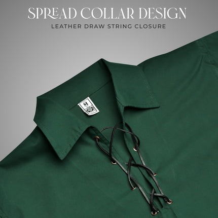 Highland Green Kilt Shirt - Traditional Scottish Style