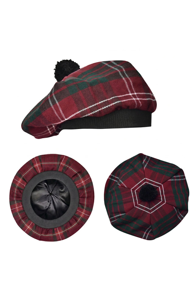 Tam O'Shanter Hat with Pompom | Crawford Tartan (Discontinued)
