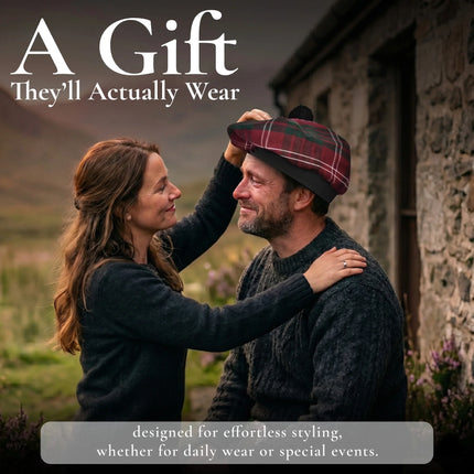 Tam O'Shanter Hat with Pompom | Crawford Tartan (Discontinued)