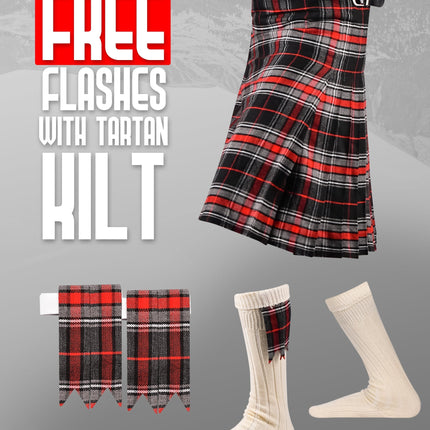 Acrylic Kilt | 16oz Spirit of Bruce Tartan Kilt | Big & Tall