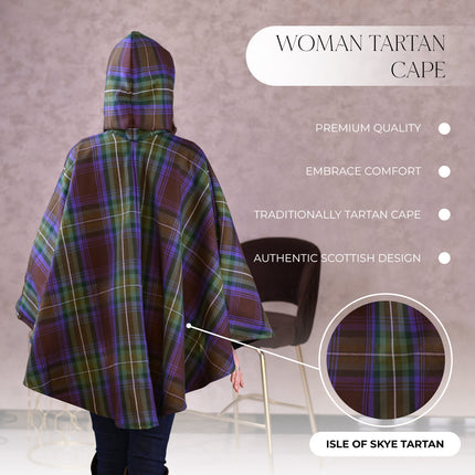 Women Tartan Cape - Isle of Skye