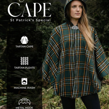 Women Tartan Cape – Irish Heritage | Limited Edition