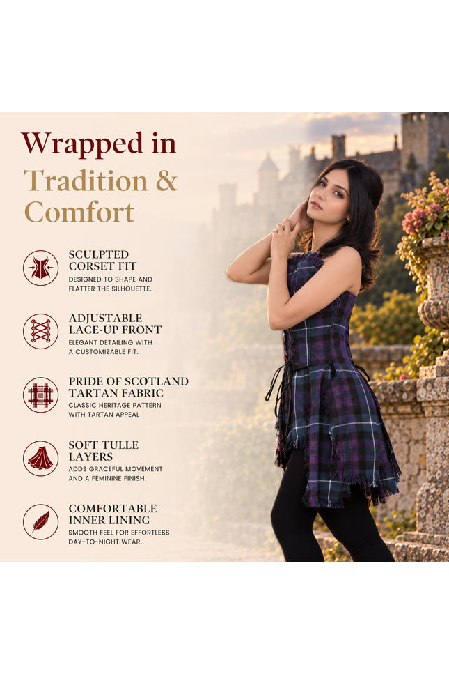 Bella Tartan Corset (Pride Of Scotland)