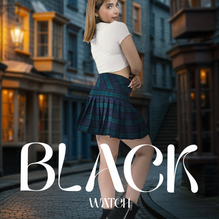 Women's Tartan Billie Skirt | Black Watch