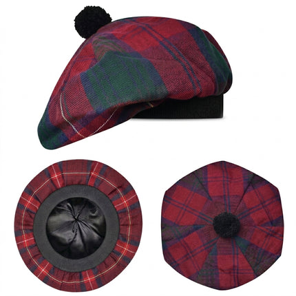 Tam O'Shanter Hat with Pompom | Lindsay Tartan