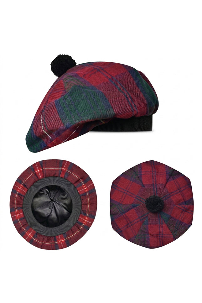 Tam O'Shanter Hat with Pompom | Lindsay Tartan