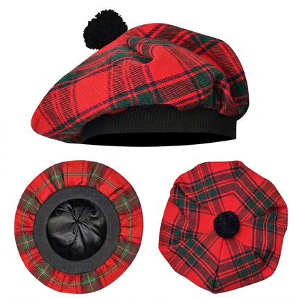 Tam O'Shanter Hat with Pompom | Macintosh Tartan