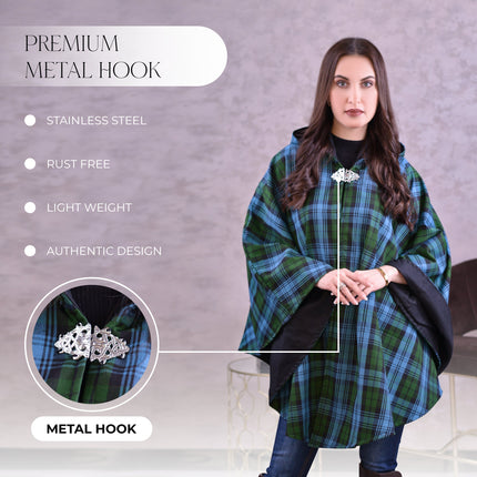 Women Tartan Cape - Ancient Campbell