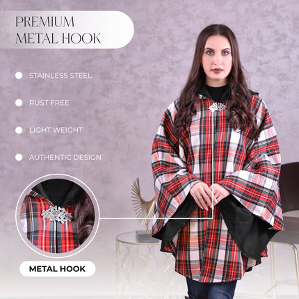 Women Tartan Cape - Dress Stewart