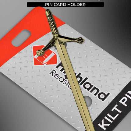 Scottish Kilt Pin for men | Pewter Sword Antique
