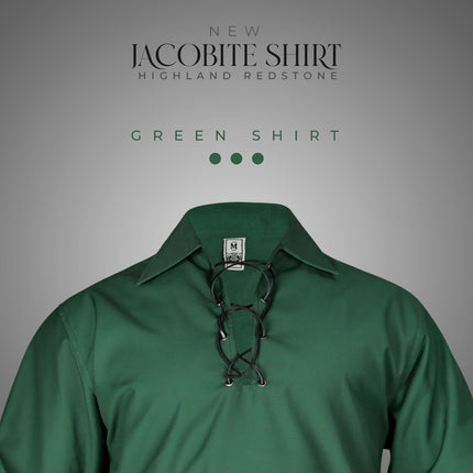 Highland Green Kilt Shirt - Traditional Scottish Style
