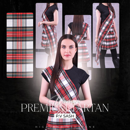 Women's Sash | Dress Stewart Tartan