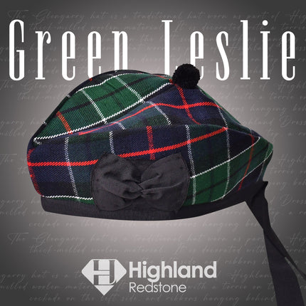Glengarry Hat | Green Leslie