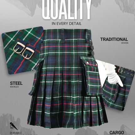 Valor Acrylic Utility Kilt | 16oz Mackenzie Tartan KIlt
