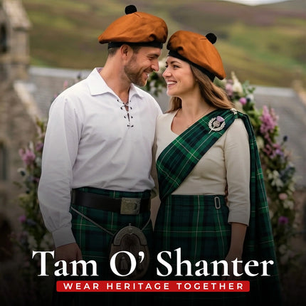 Tam O'Shanter Hat with Pompom | Saffron (Discontinued)