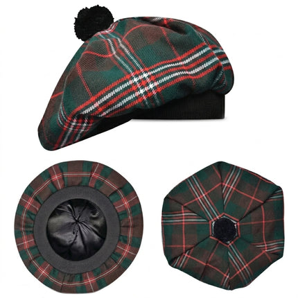 Tam O'Shanter Hat with Pompom | Scott Brown Tartan (Discontinued)