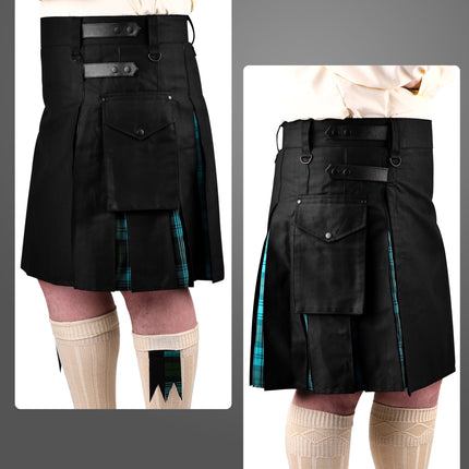 Ancient Campbell Hybrid Utility Kilt for Men  - Traditional Style with Modern Functionality | Big & Tall