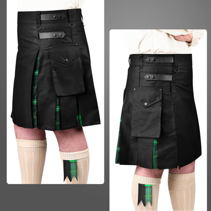 Celtic Hybrid Utility Kilt for Men - Traditional Style with Modern Functionality | Big & Tall
