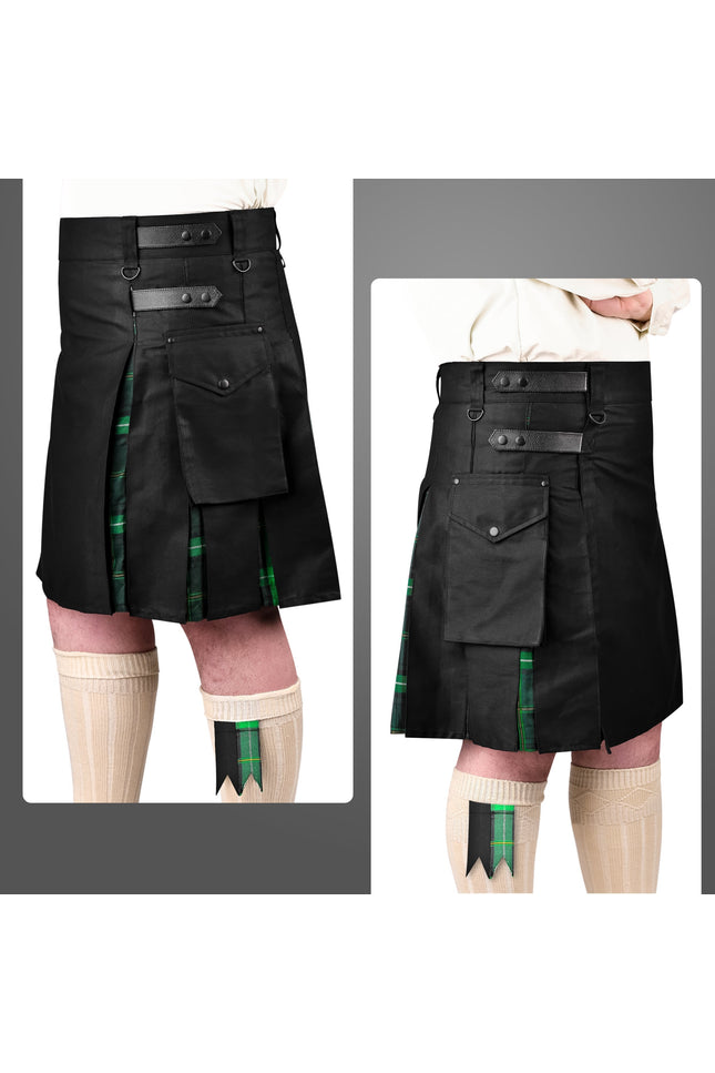 Celtic Hybrid Utility Kilt for Men - Traditional Style with Modern Functionality | Big & Tall