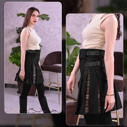 Women's Hybrid Utility Kilt | Scottish Heritage Weathered | Big & Tall