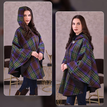 Women Tartan Cape - Isle of Skye