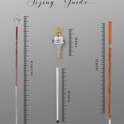 American Maces, Drum Major Maces (Eagle Head)