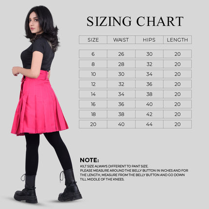 Raven Women Kilt - Pink