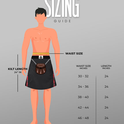 Royal Stewart Kilt for Men  -  Traditional Style with Modern Functionality